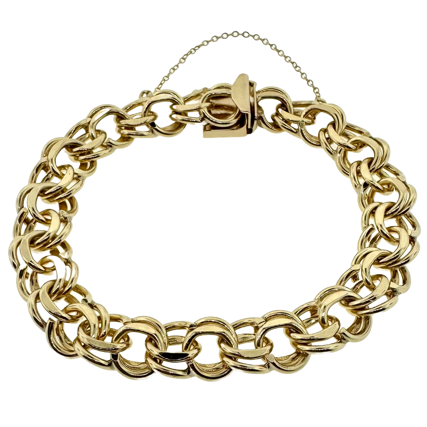 Estate 14k + Charm Bracelet 10.5mm