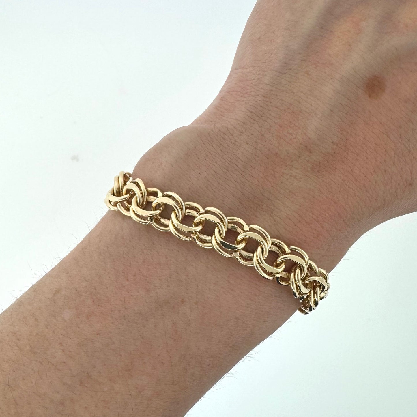 Estate 14k + Charm Bracelet 10.5mm