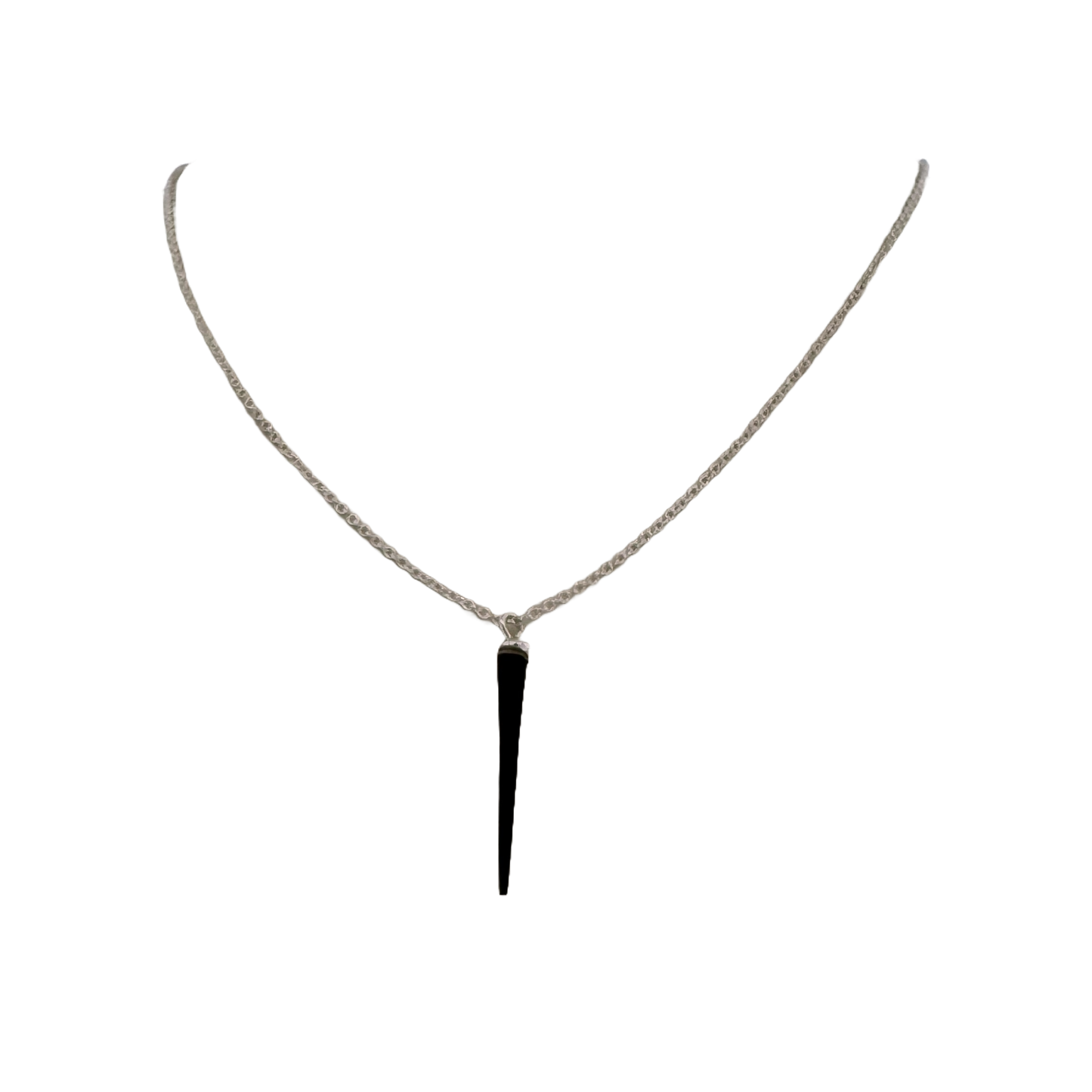 Sterling + Porcupine Quill Necklace