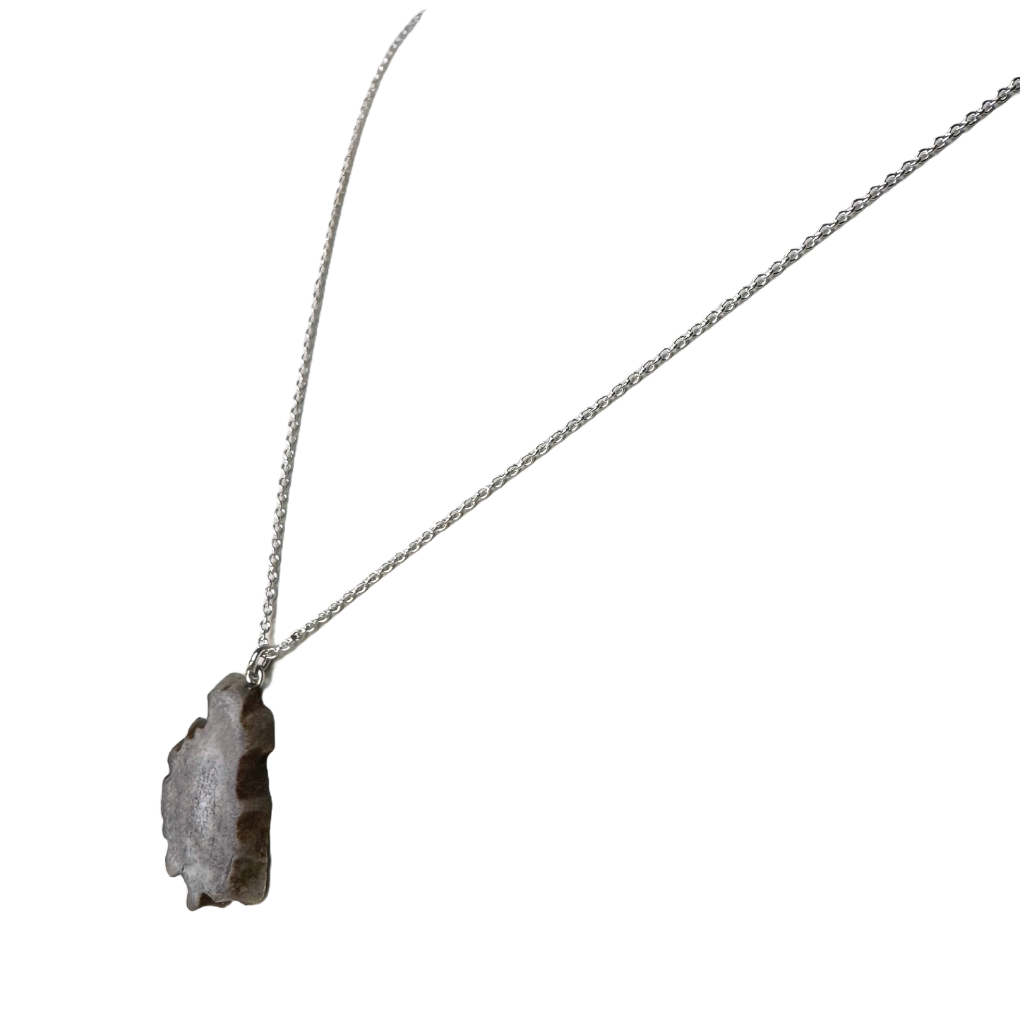Sterling + Freestyle Antler Slice Necklace