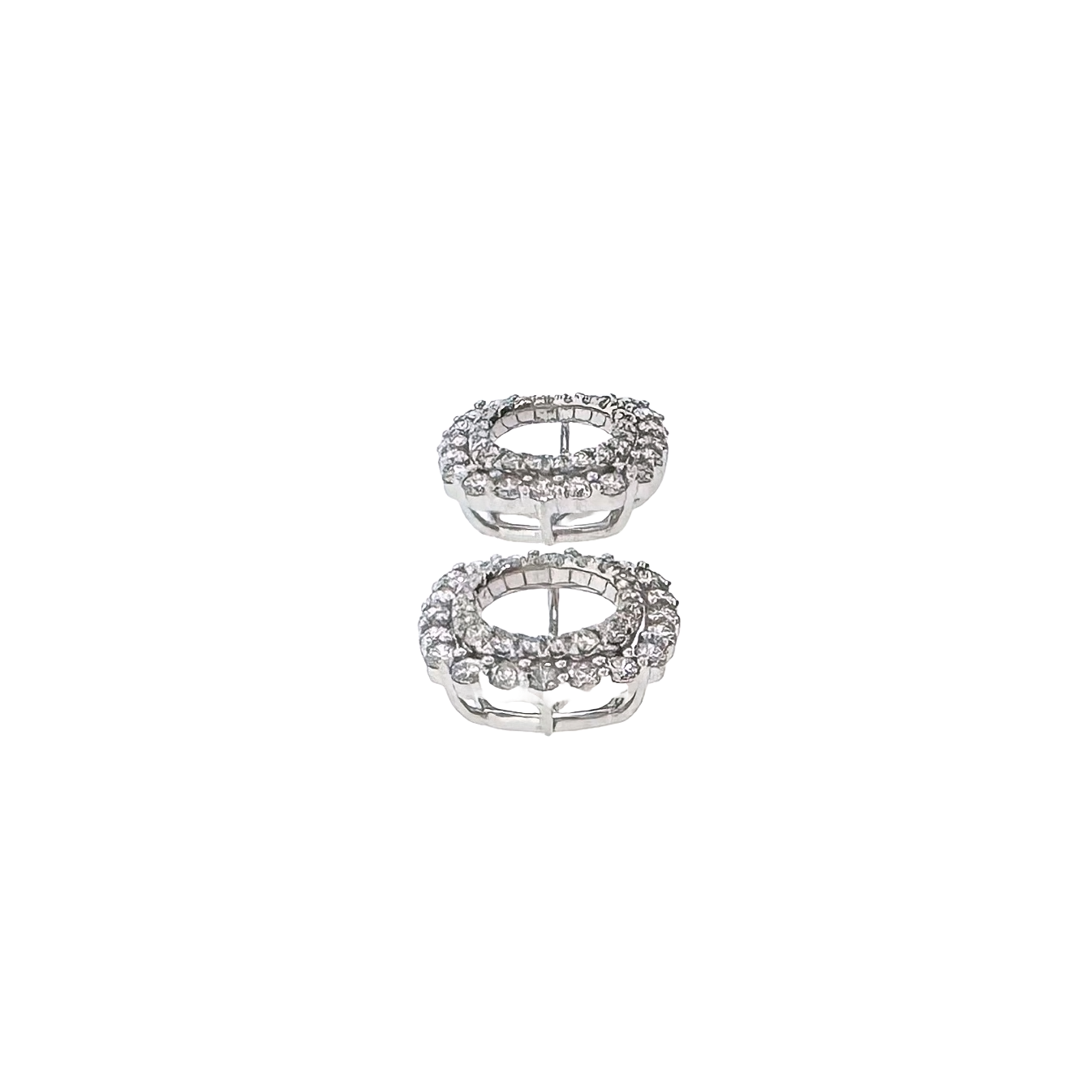 Estate 14k + Diamond Earring Jackets
