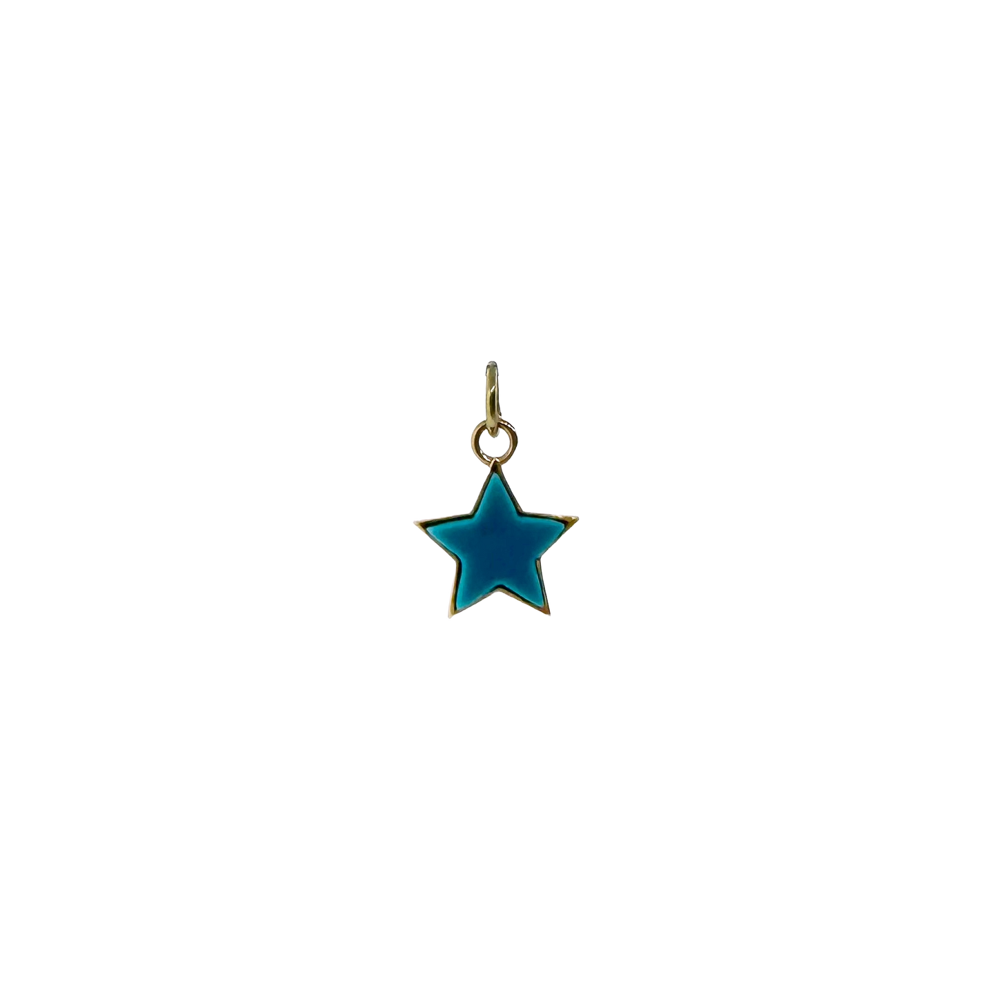 14k + Turquoise Star Charm
