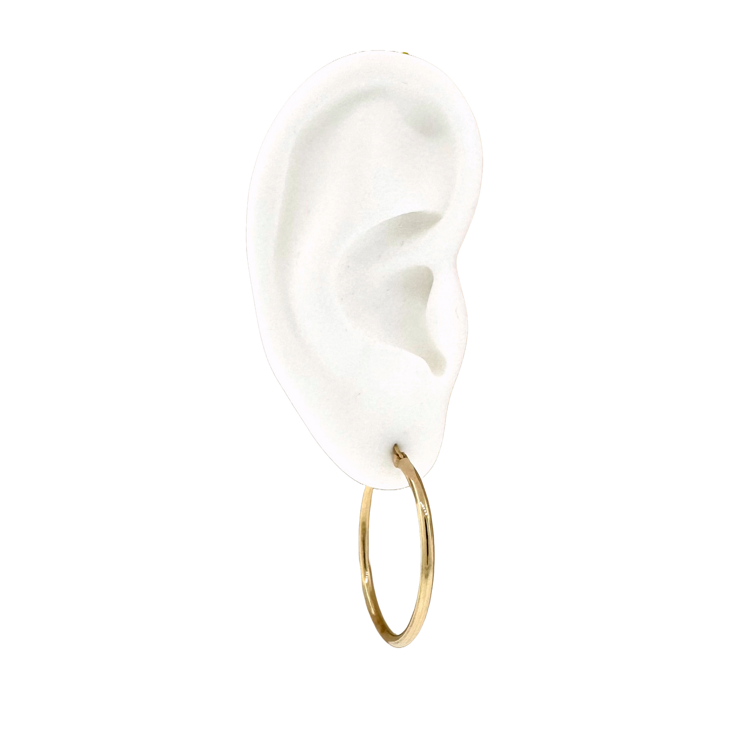 14k + Large Hoop Earrings