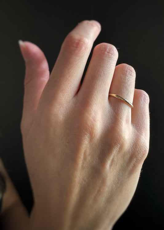 Estate 18k + Comfort Fit Band 1.8mm Size 7