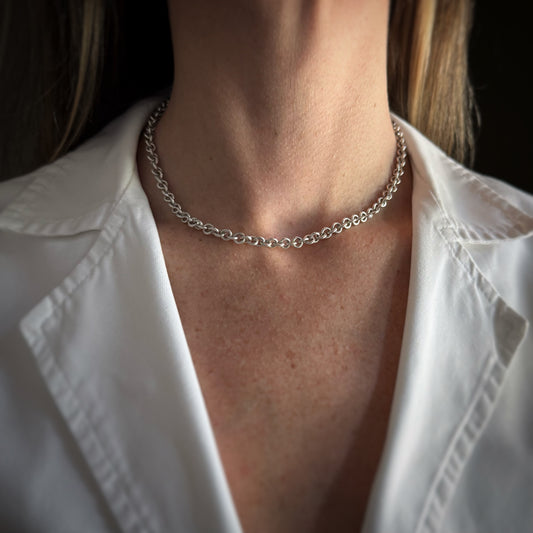 Estate Sterling + Heavy Cable Chain