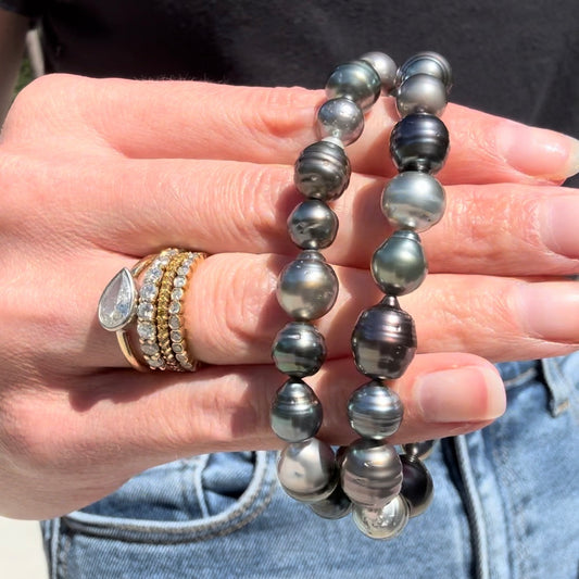 Tahitian Baroque Pearl Stretch Bracelet