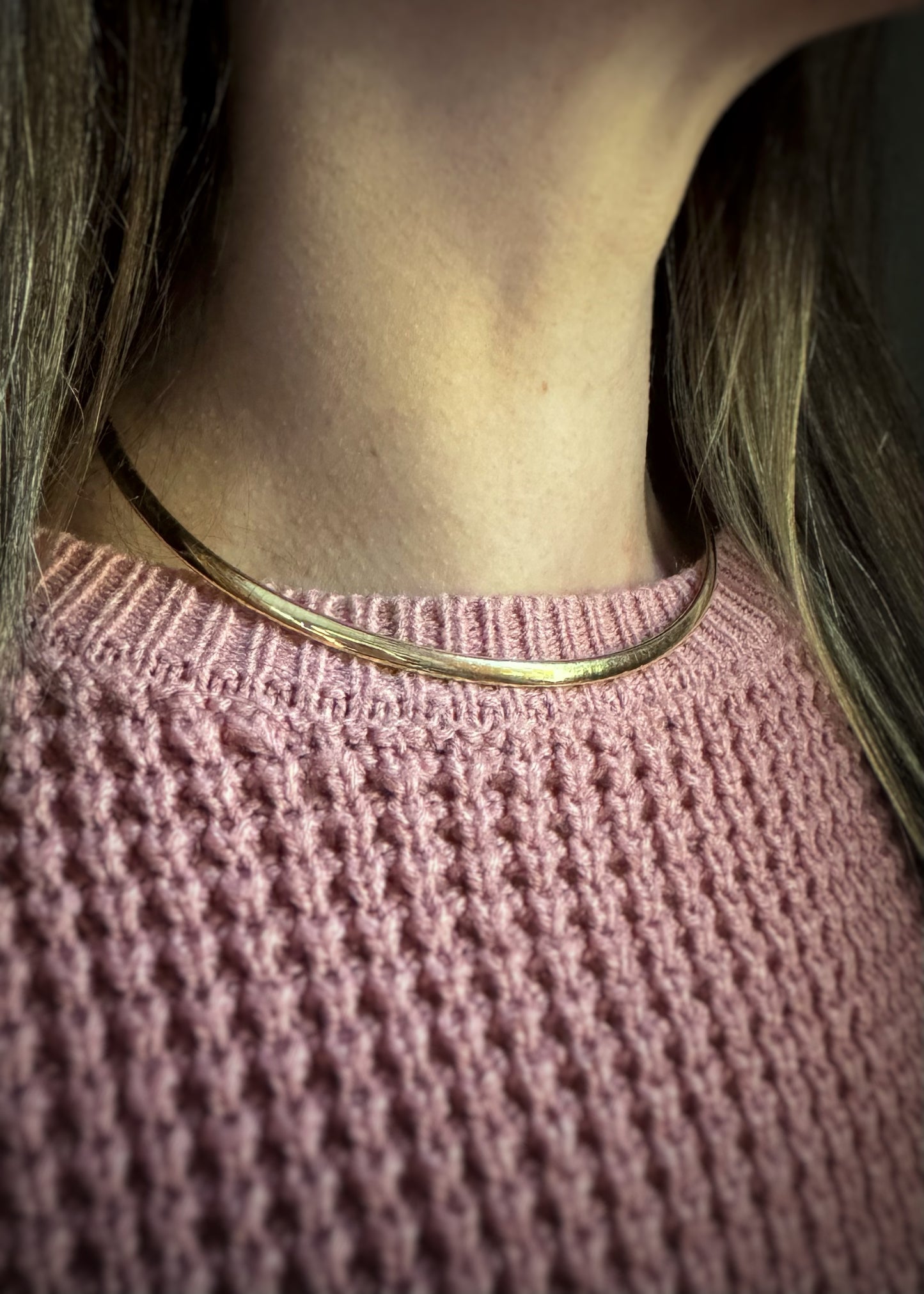 Estate 14k + Omega Necklace