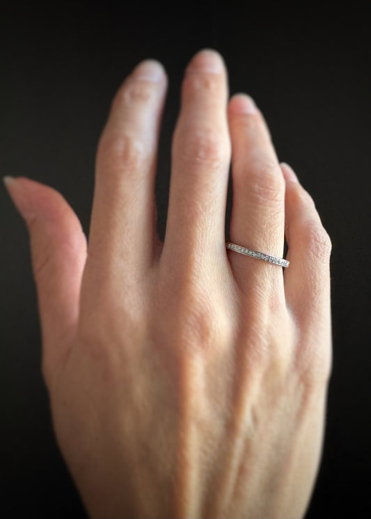 Estate Platinum + Diamond Band