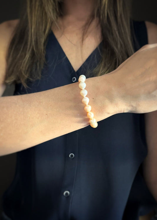 Baroque Pearl Stretch Bracelet