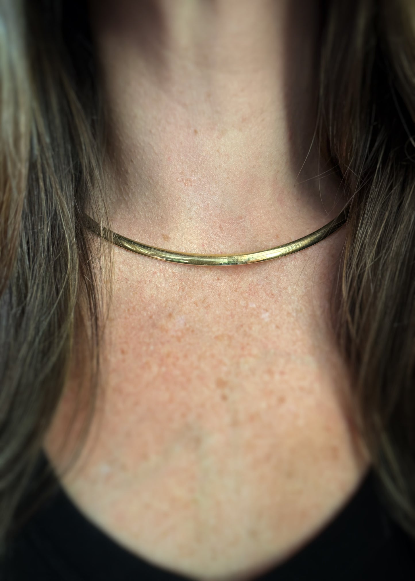 Estate 14k + Omega Necklace