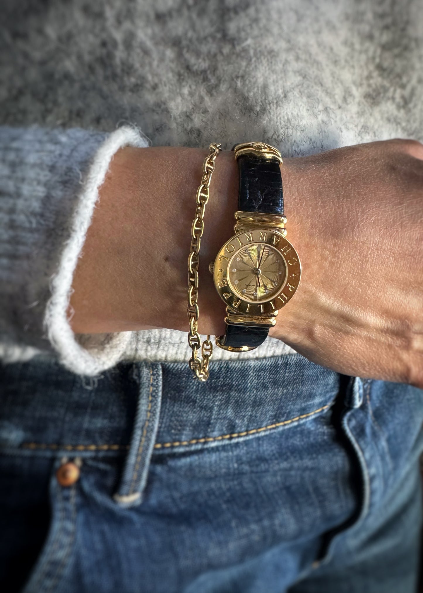 Estate Designer Gold Tone Watch