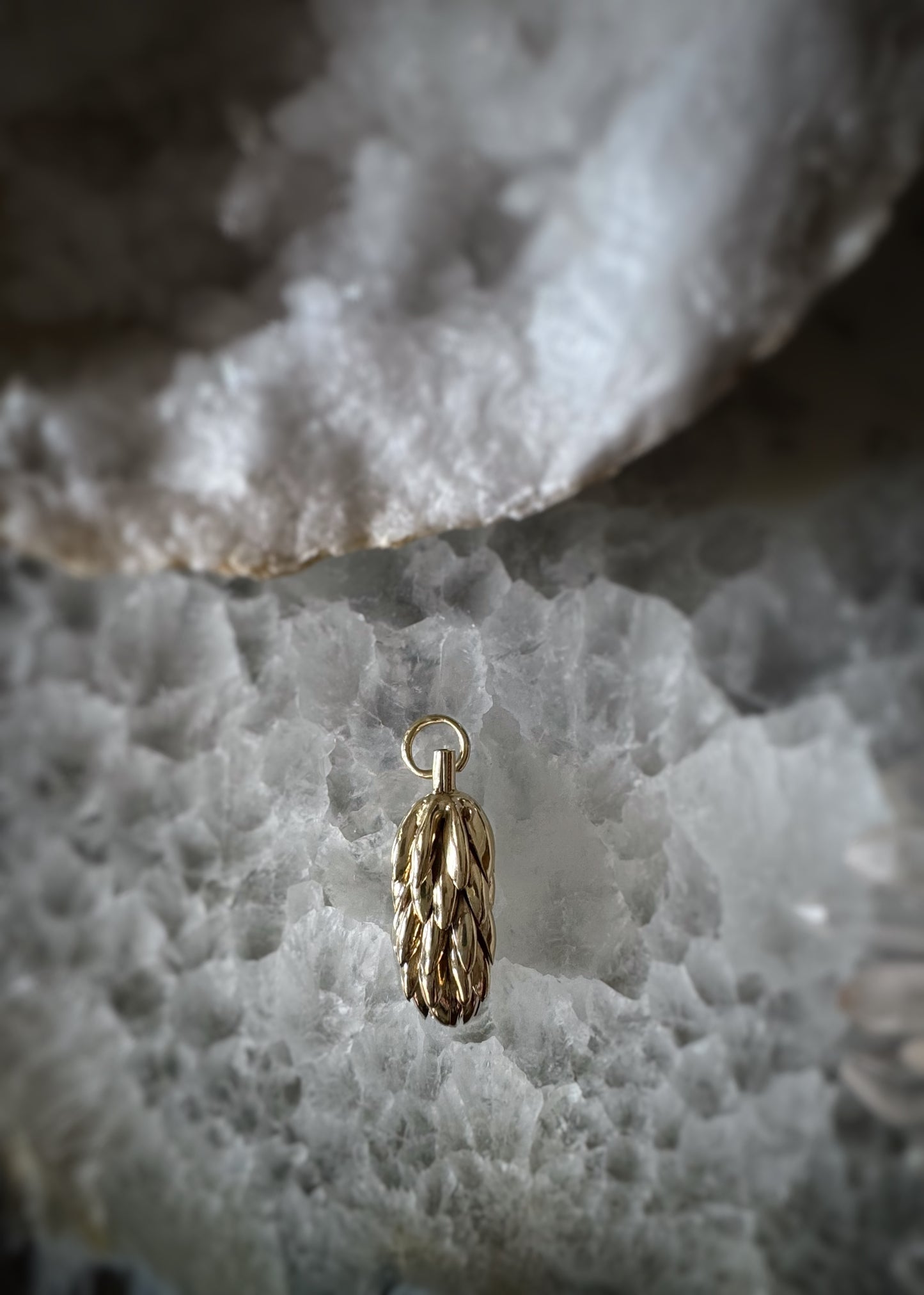 Estate 14k + Large Bunch of Bananas Charm