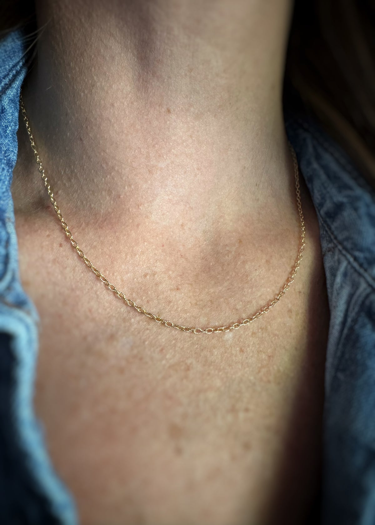 Estate 14k + Fancy Cable Chain
