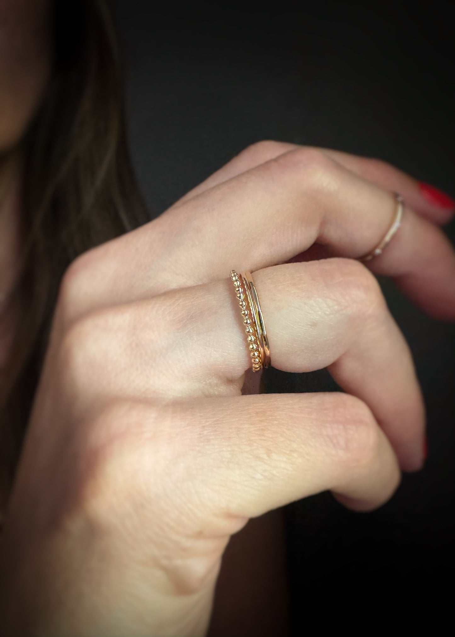 14k + Wire Stacking Rings