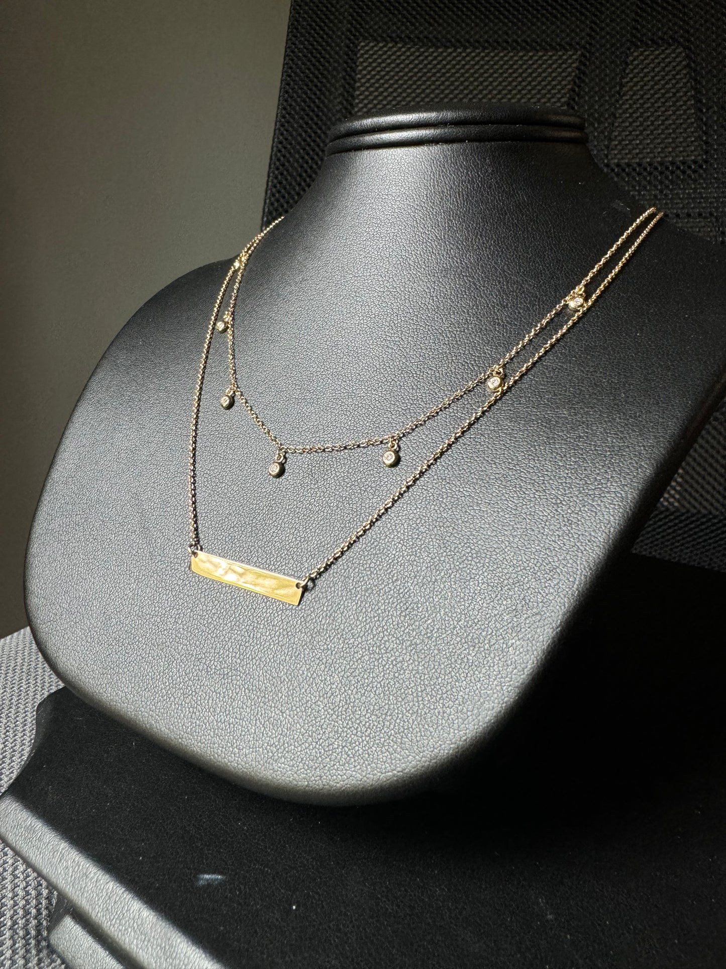 14k + ID Nameplate Necklace