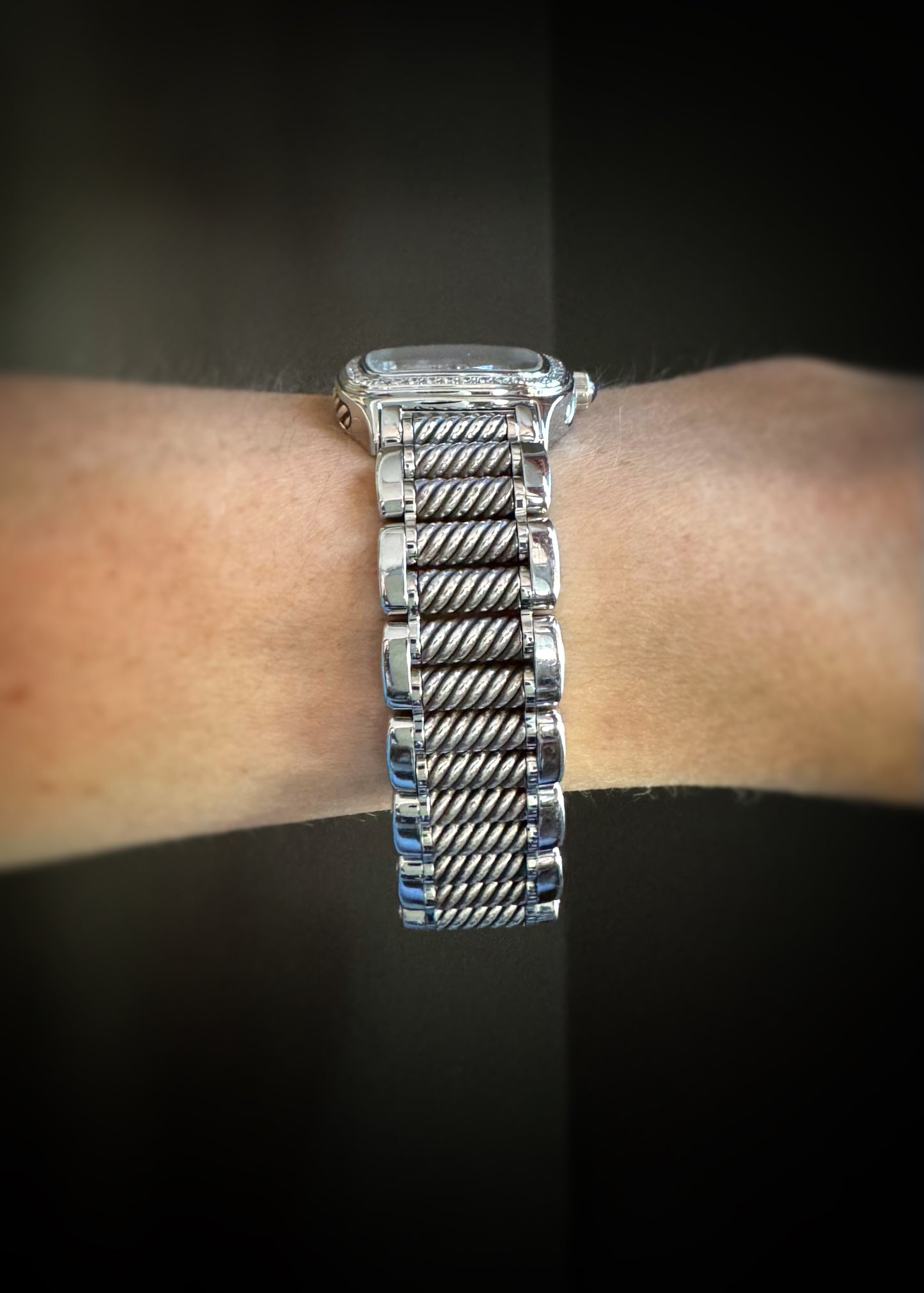 Estate Designer Stainless + Diamond Thoroughbred Watch
