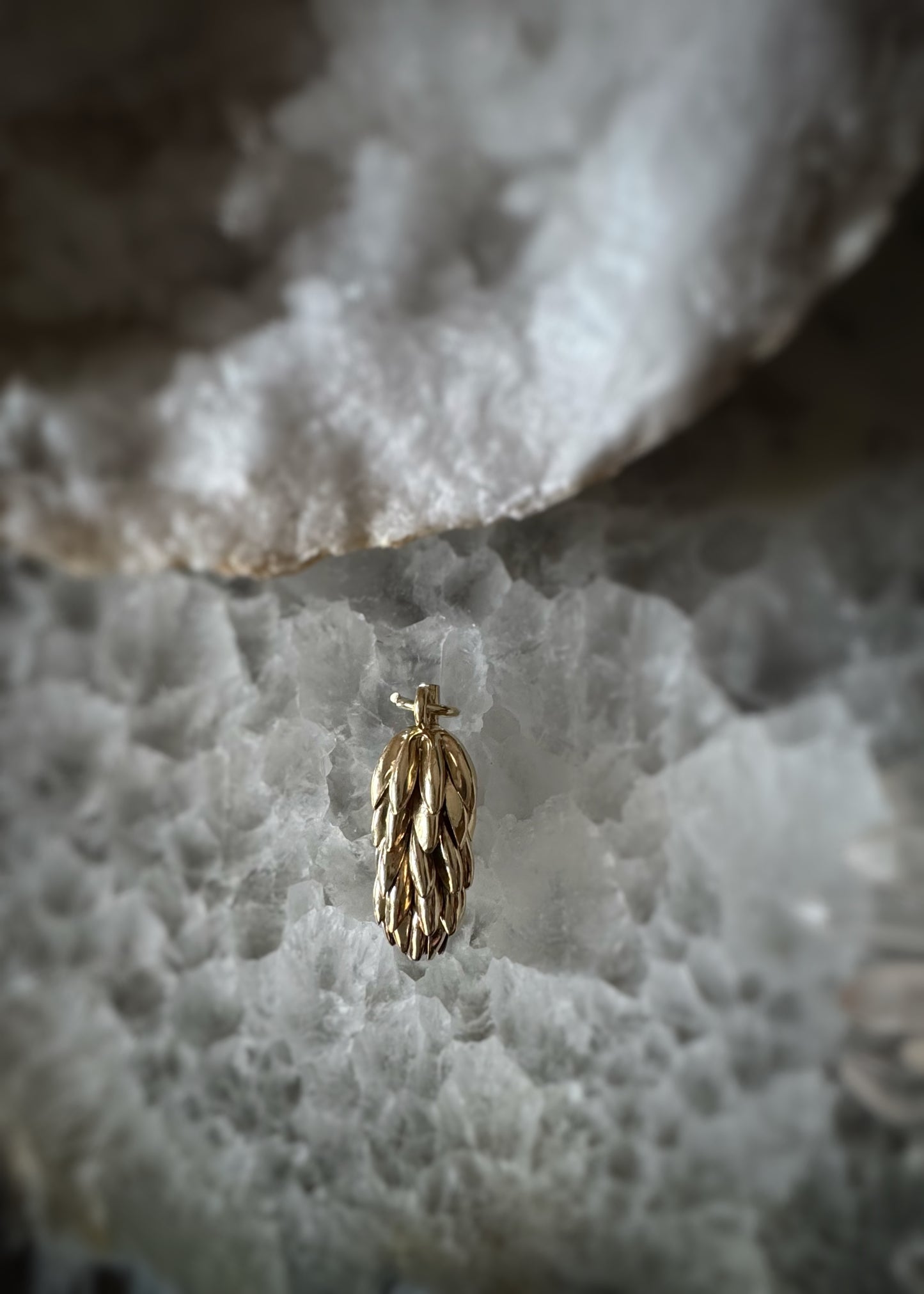 Estate 14k + Large Bunch of Bananas Charm
