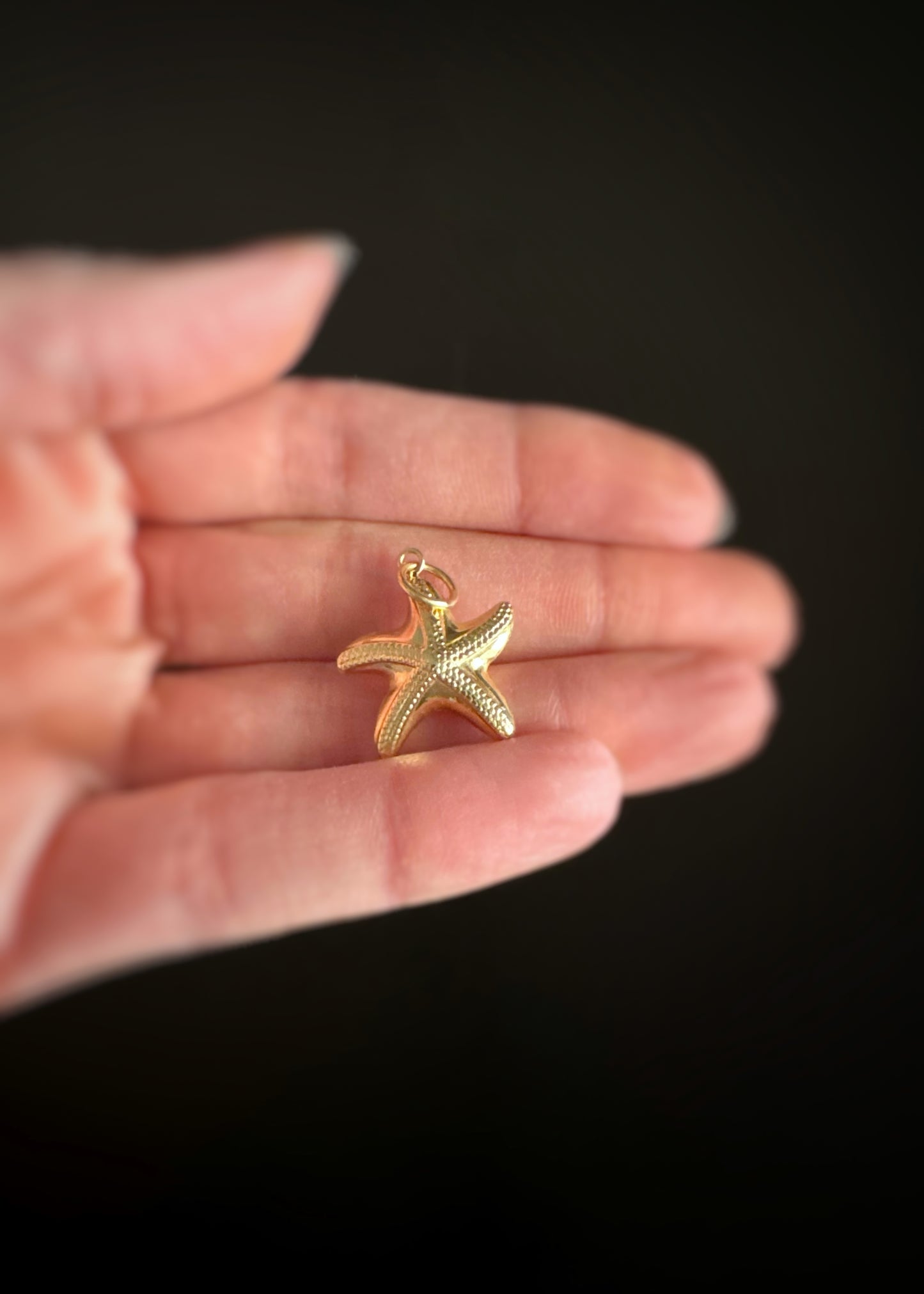 Estate 14k + Starfish Charm