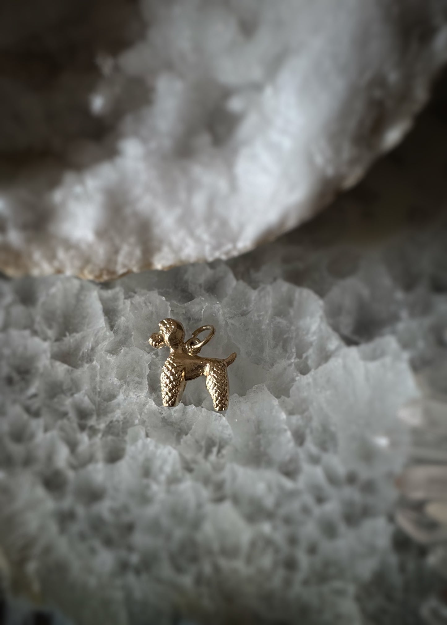 Estate 14k + Poodle Charm (Heavy Weight)