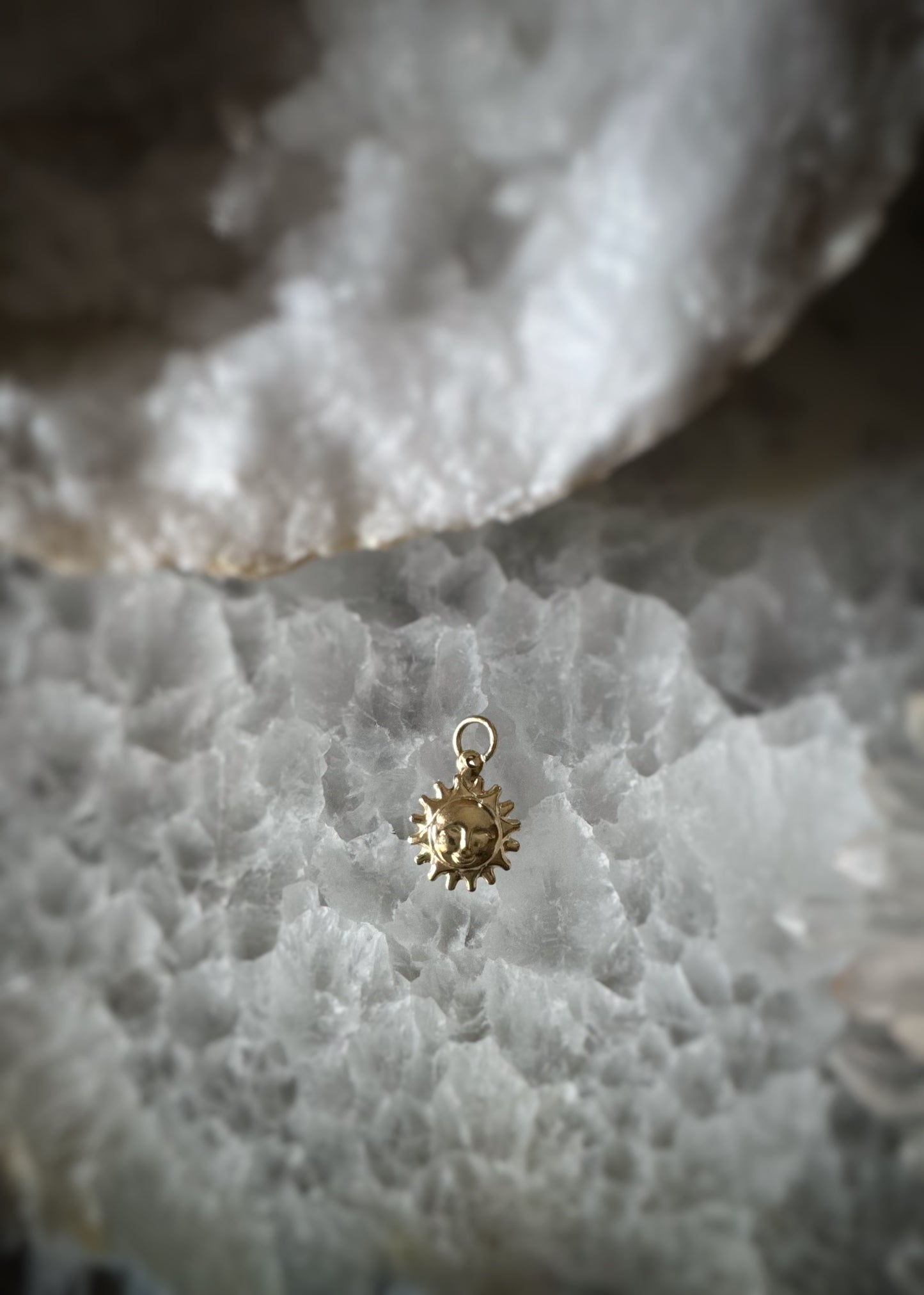 Estate 14k + Small Sun Charm