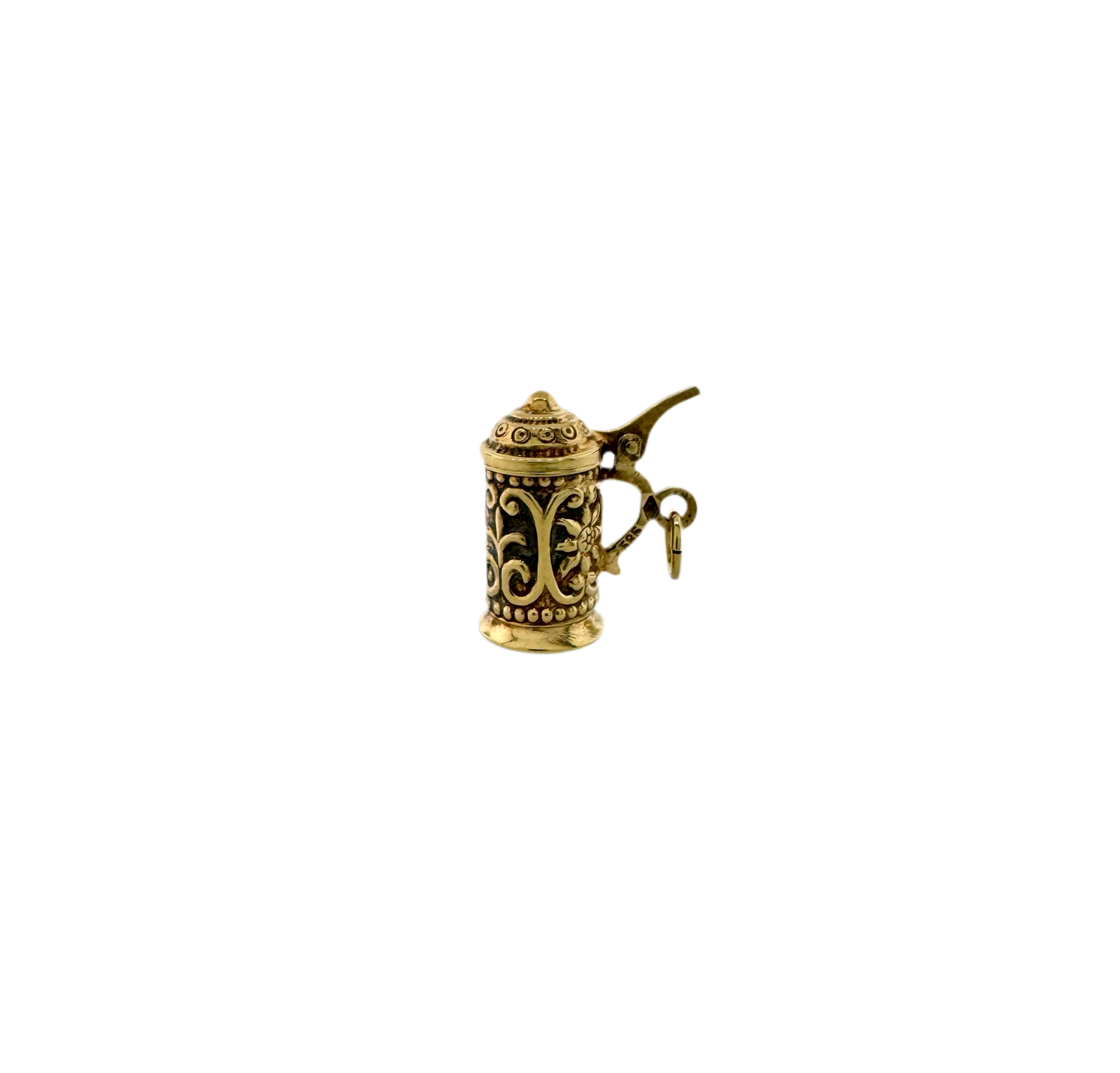 Estate 14k + Beer Stein Tankard Charm