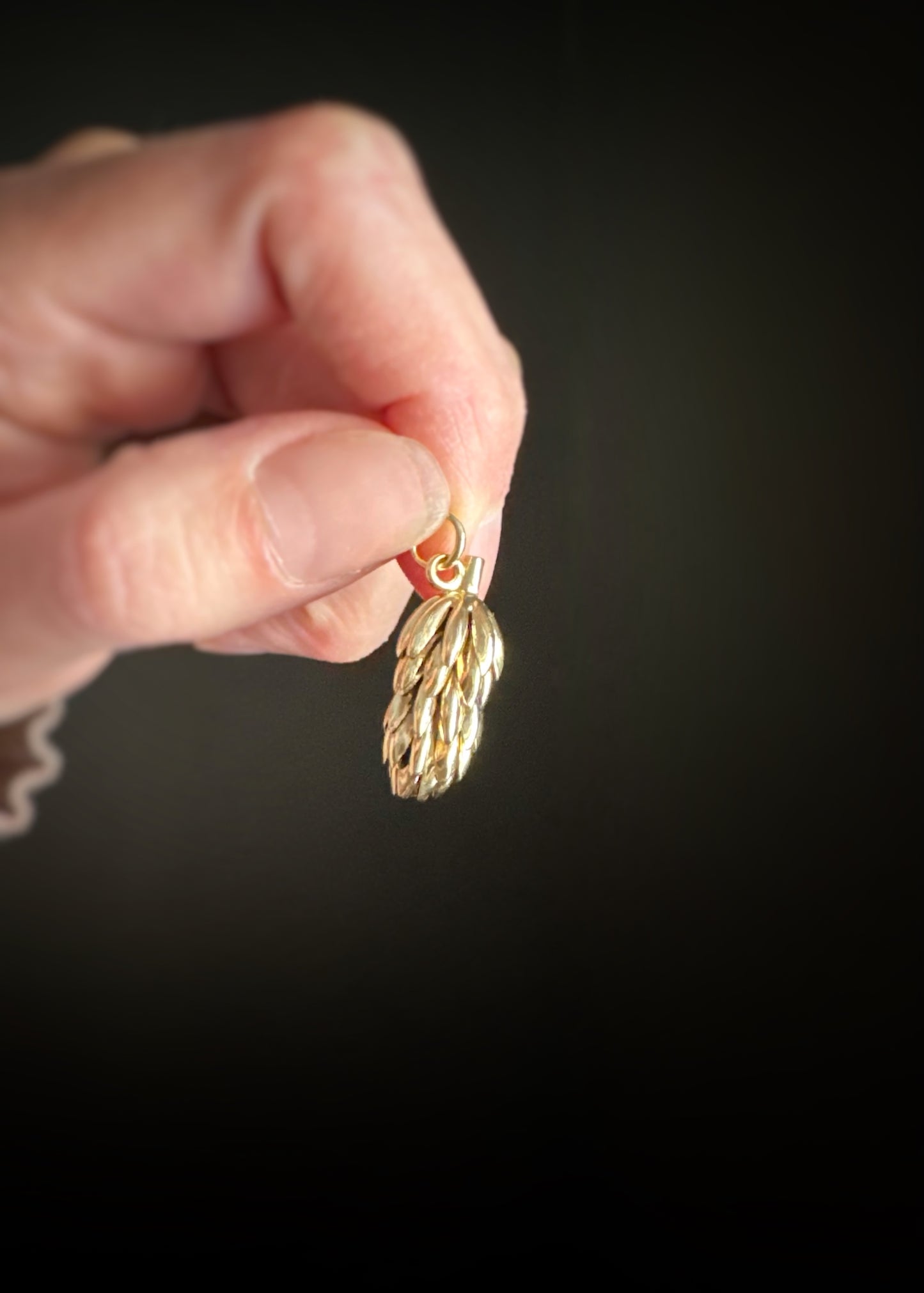 Estate 14k + Large Bunch of Bananas Charm