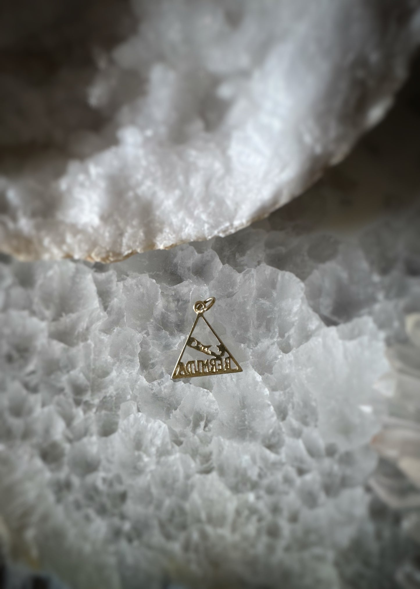 Estate 14k + Bermuda Triangle Charm