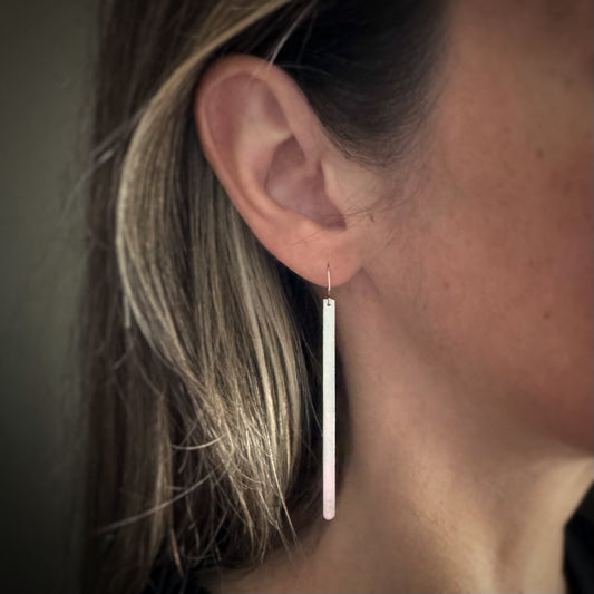 Sterling + Matchstick Earrings