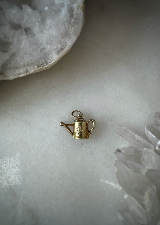 Estate 14k + Watering Can Charm