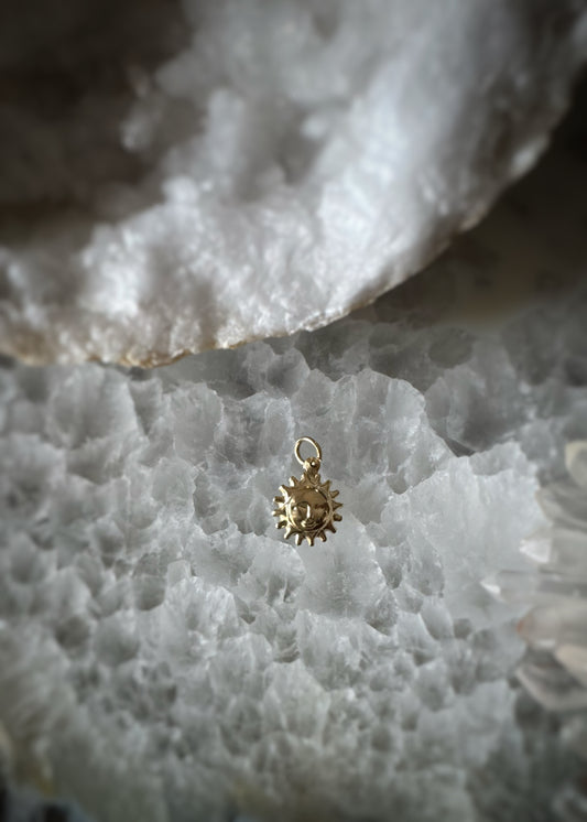 Estate 14k + Small Sun Charm