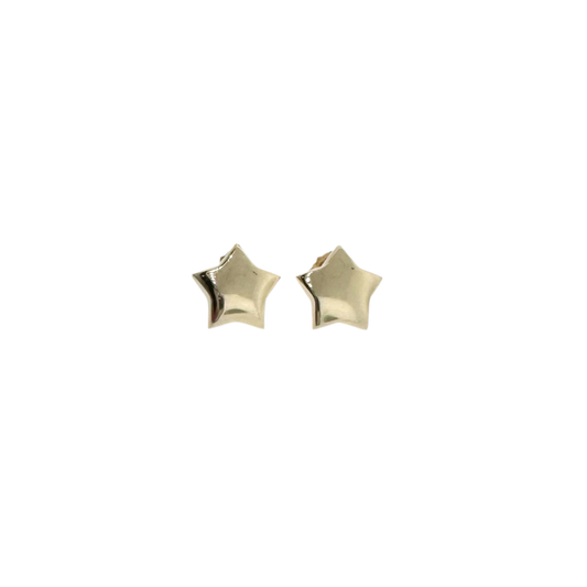 Estate 14k + Star Stud Earrings