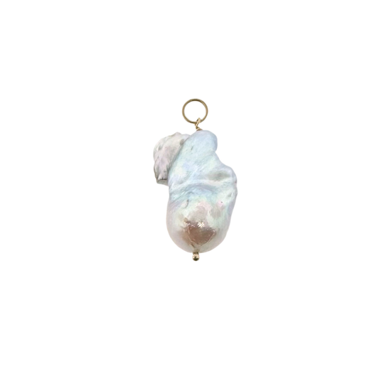 14k + Baroque Pearl Pendant
