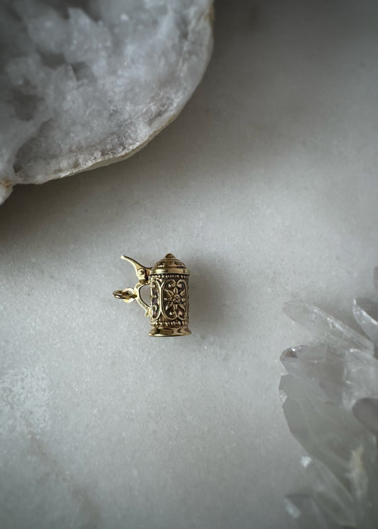 Estate 14k + Beer Stein Tankard Charm