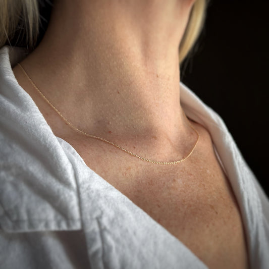 14k Cable Chain Necklace