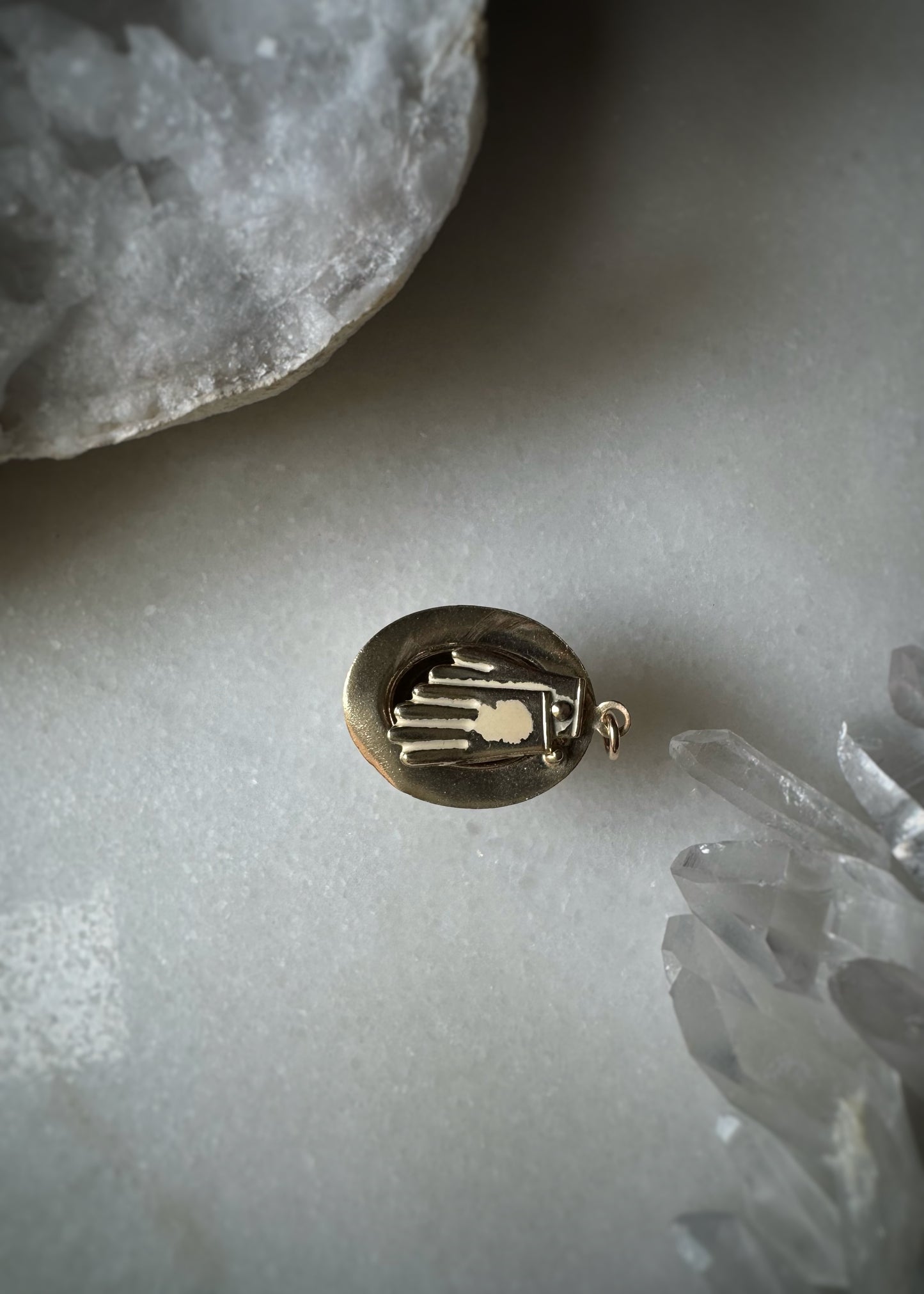 Estate 14k + Magician's Top Hat Charm