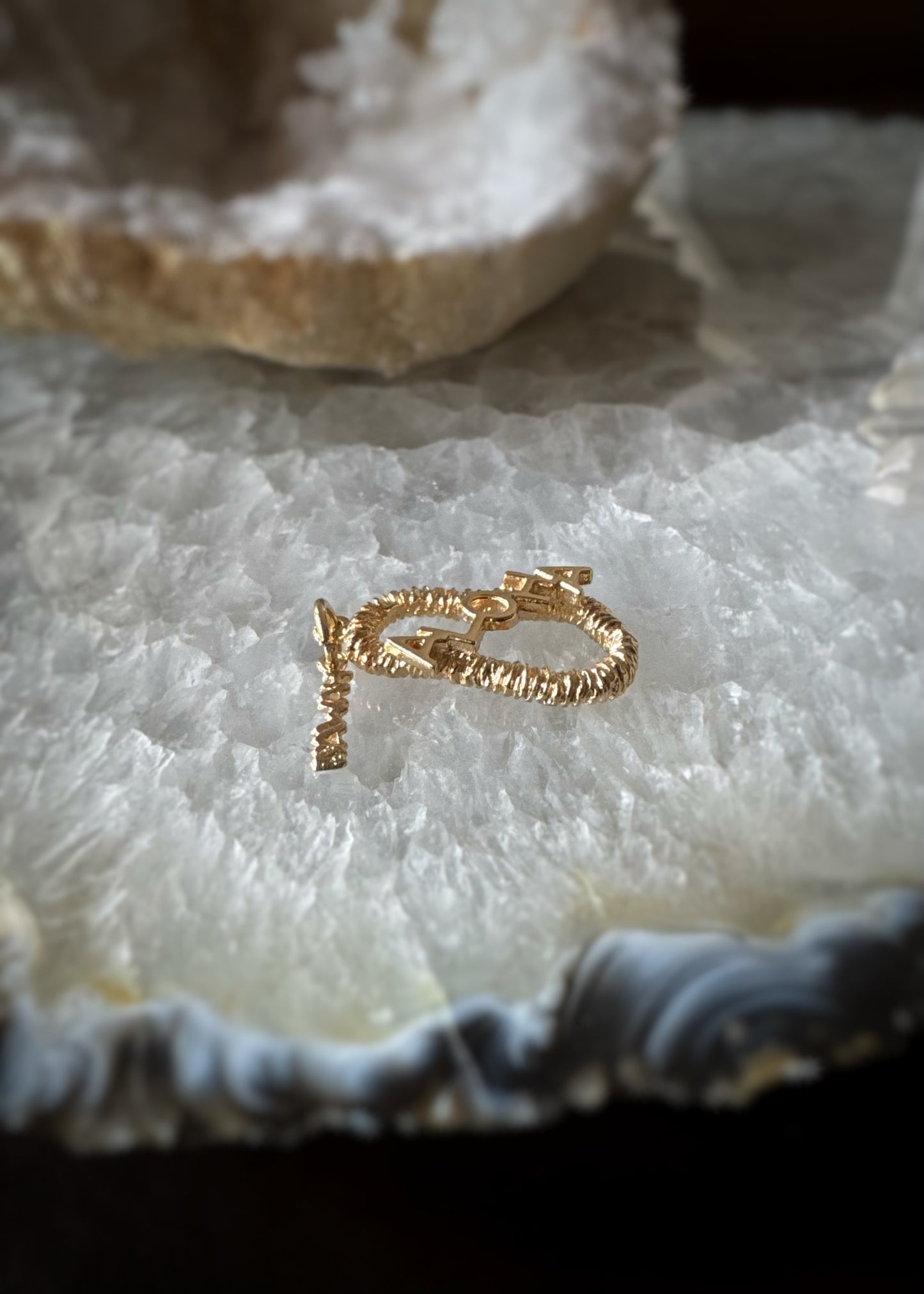 Estate 14k + Hawaii Aloha Lei Charm