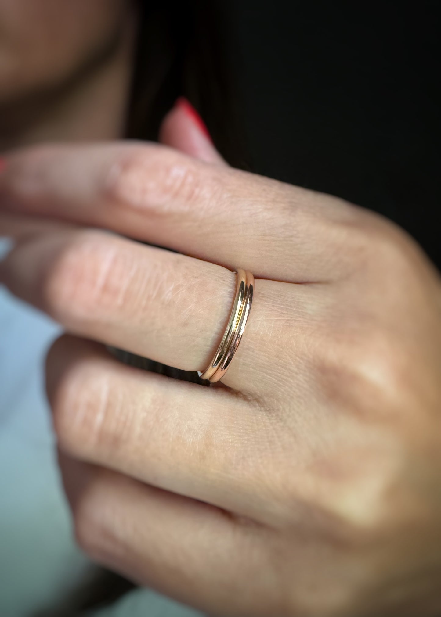 14k + Thin Band
