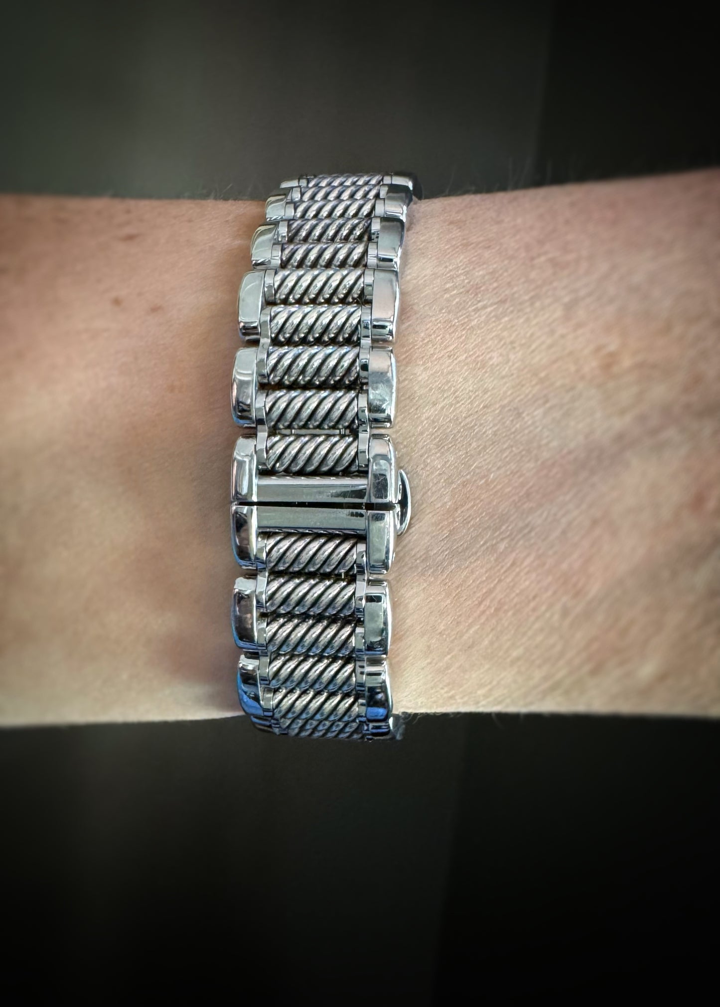 Estate Designer Stainless + Diamond Thoroughbred Watch