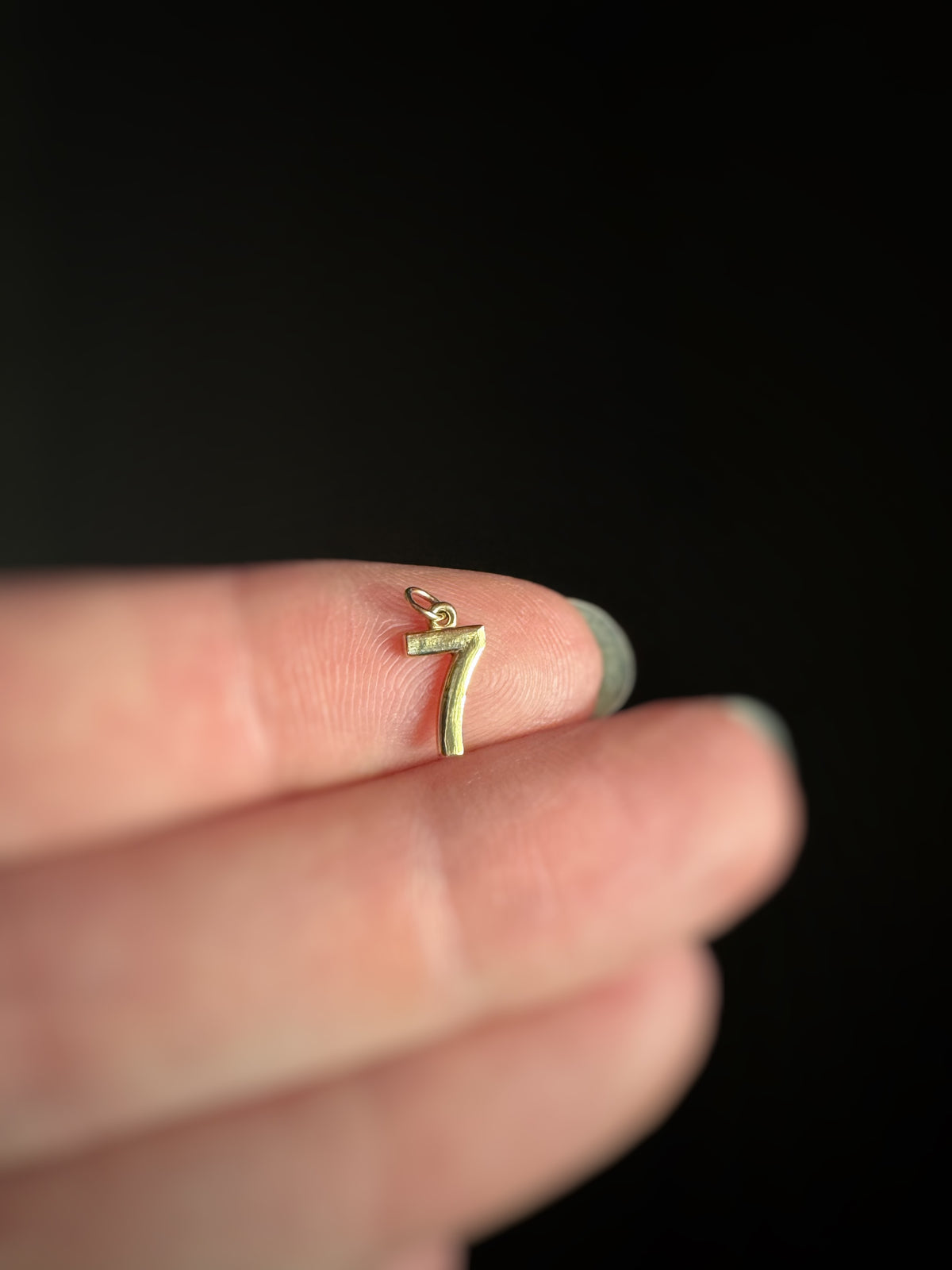 10k + Small Numeral Charm 7