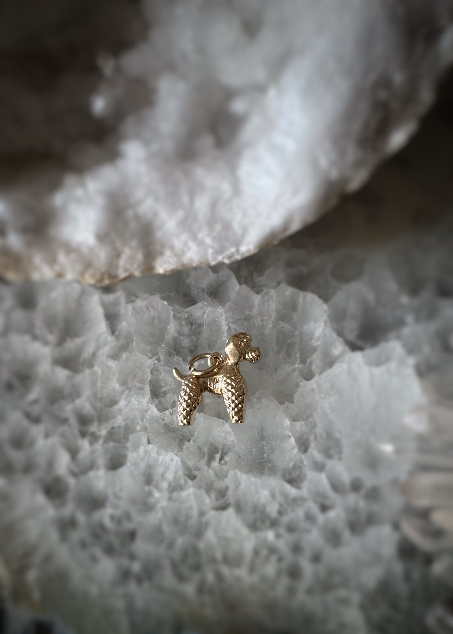 Estate 14k + Poodle Charm (Heavy Weight)