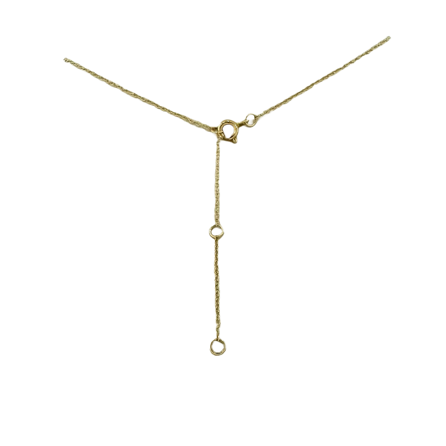 Estate 14k + Diamond Dangle Necklace
