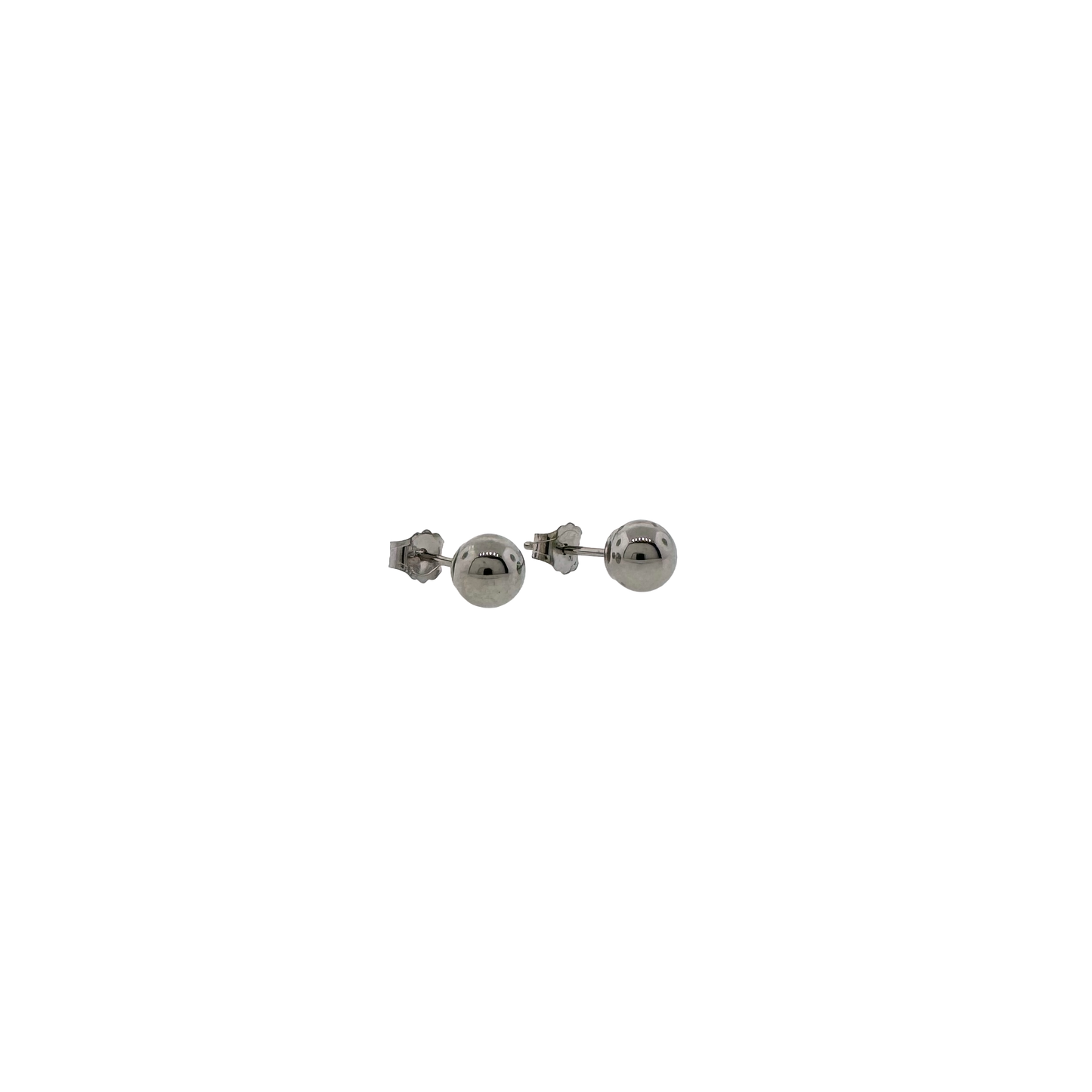 Estate 14k + 5mm Ball Stud Earrings