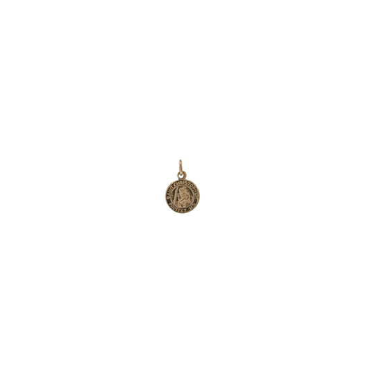 Estate 14k + Mini St. Christopher Charm