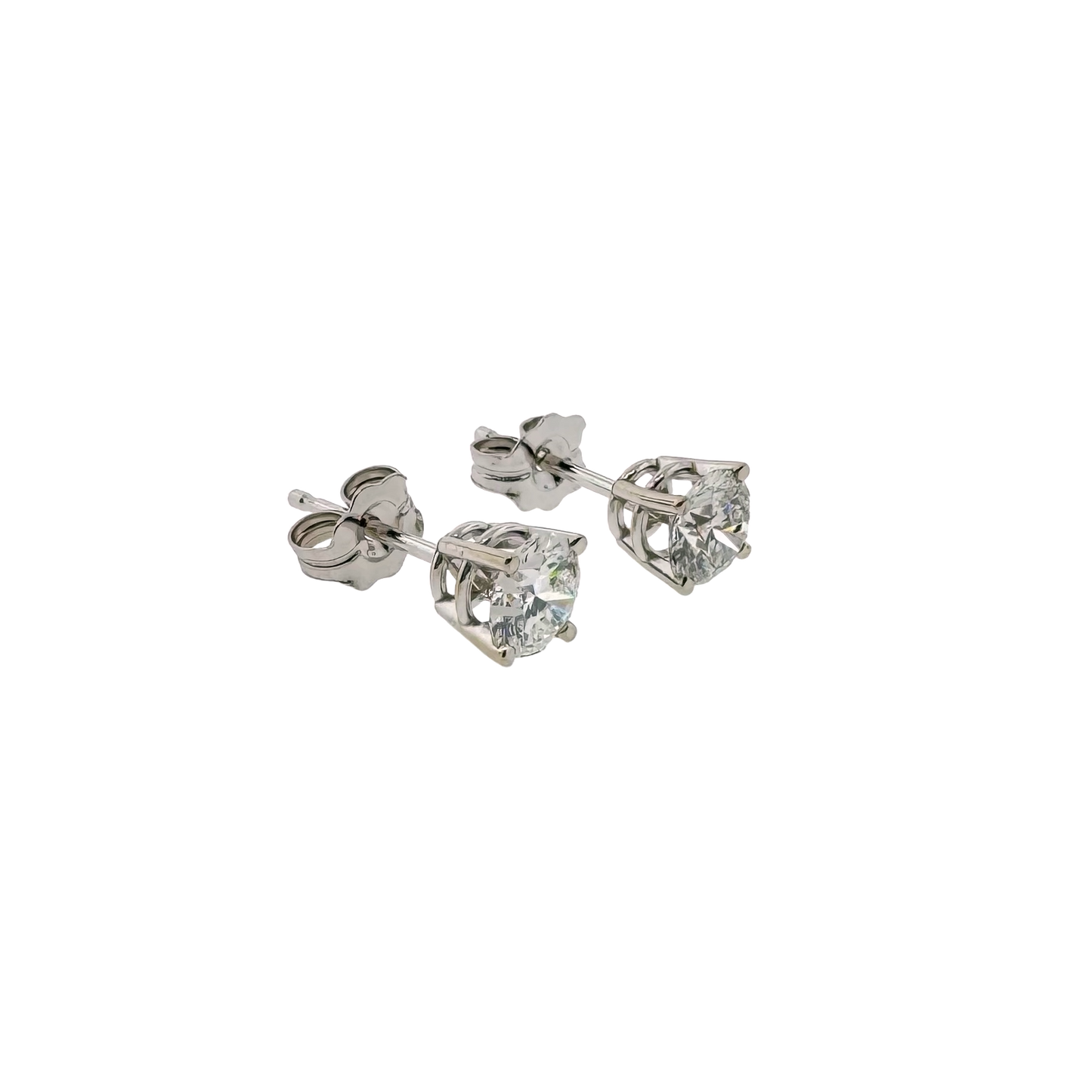 14k + Diamond Stud Earrings