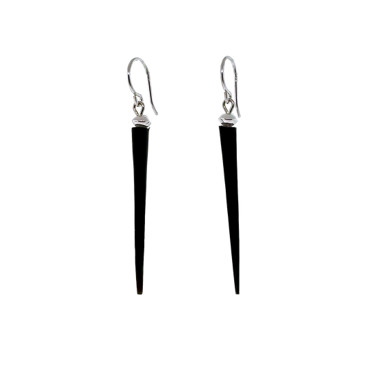 Sterling + Porcupine Quill Earrings