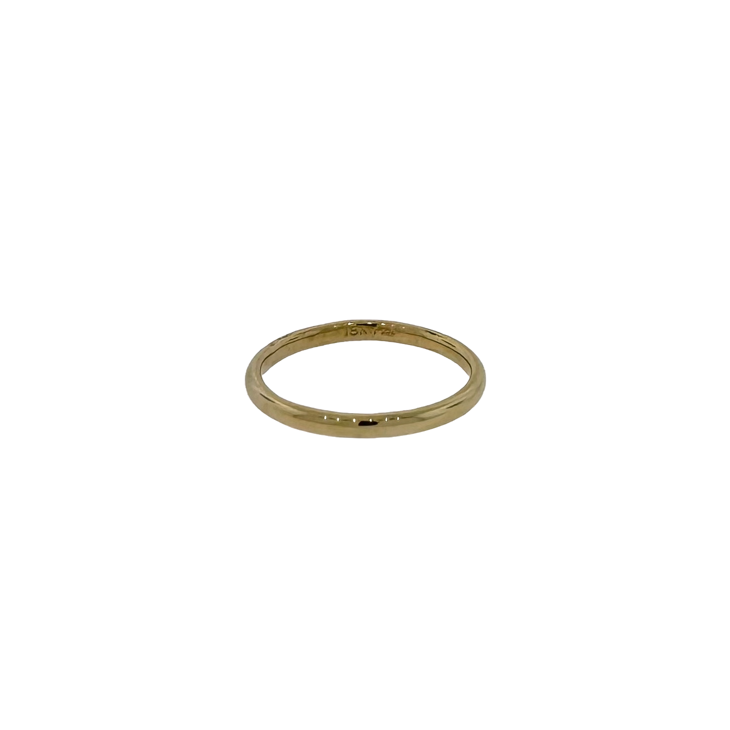 Estate 18k + Comfort Fit Band 1.8mm Size 7