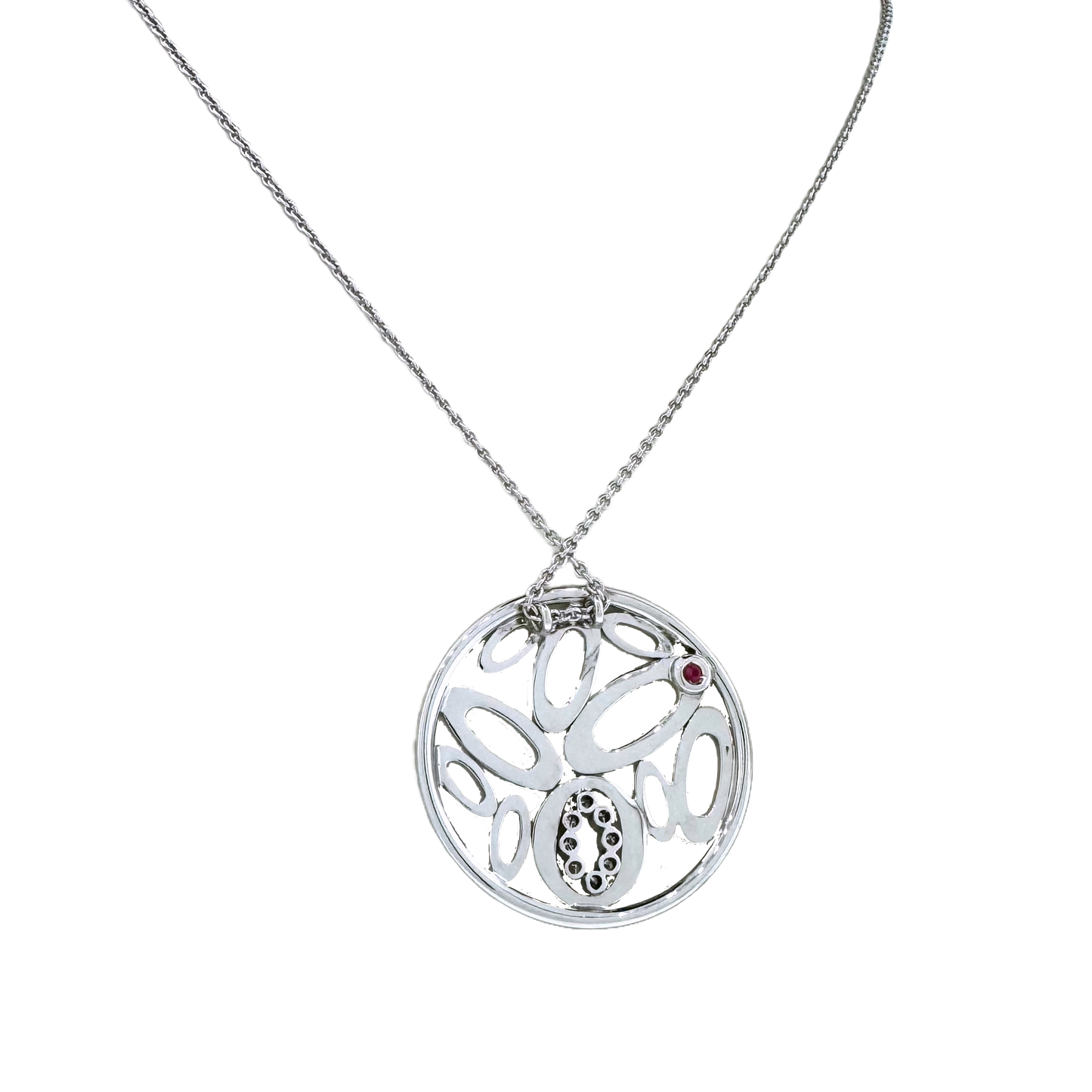 Estate Roberto Coin 18k Chic & Shine Diamond Necklace